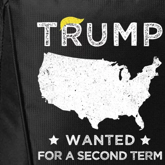 45 SQUARED TRUMP WANTED FOR SECOND TERM 2024 City Backpack