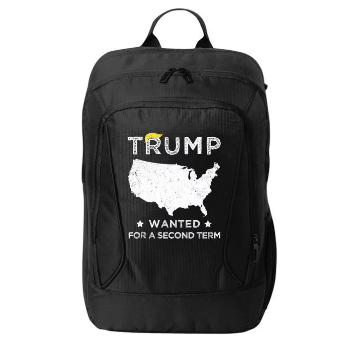 45 SQUARED TRUMP WANTED FOR SECOND TERM 2024 City Backpack