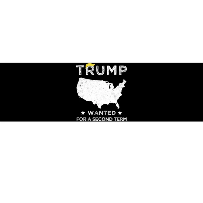 45 SQUARED TRUMP WANTED FOR SECOND TERM 2024 Bumper Sticker