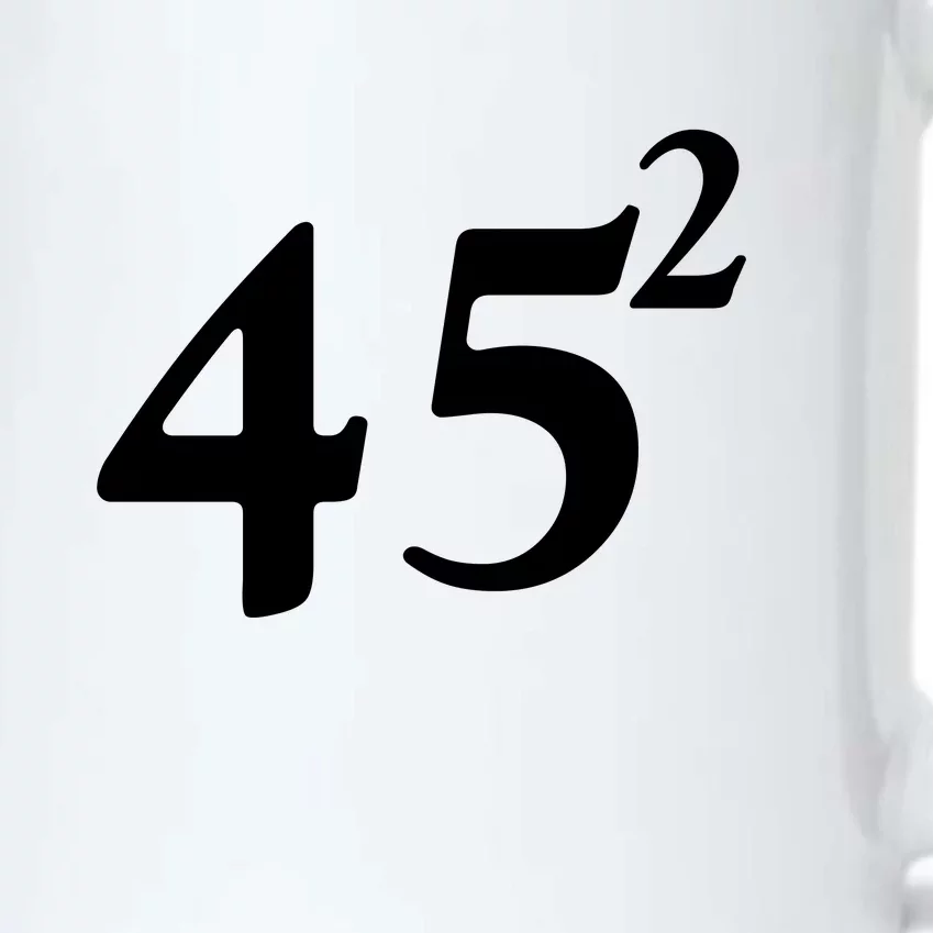 45 Squared Trump 2024 Second Term Black Color Changing Mug