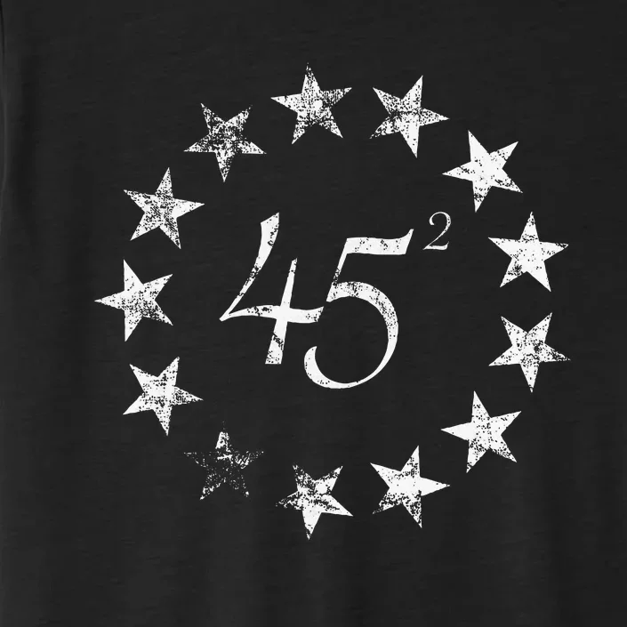 45 Squared Trump Betsy Ross Flag 2020 Second Term ChromaSoft Performance T-Shirt