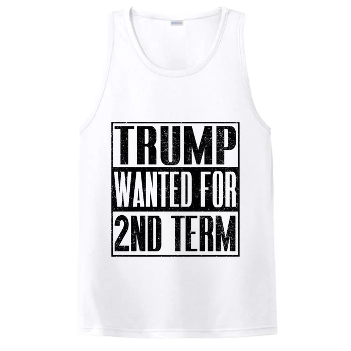 45 Squared Trump Wanted For Second Term 2024 Pro Trump Performance Tank