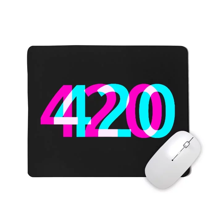 420 Stoner Weed Cannabis Marijuana Kush Joint Mousepad