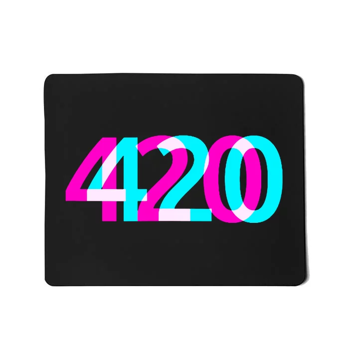 420 Stoner Weed Cannabis Marijuana Kush Joint Mousepad