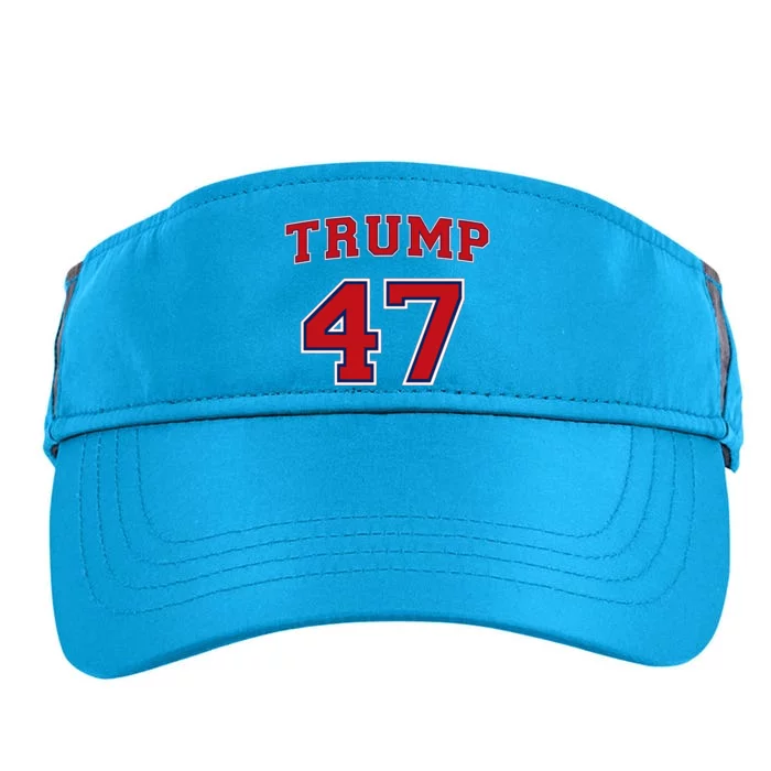 47 Trump 2024 Vote President Donald Trump 47th President Cute Gift Adult Drive Performance Visor