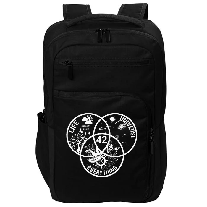 42 The Answer To Life The Universe And Everything Impact Tech Backpack