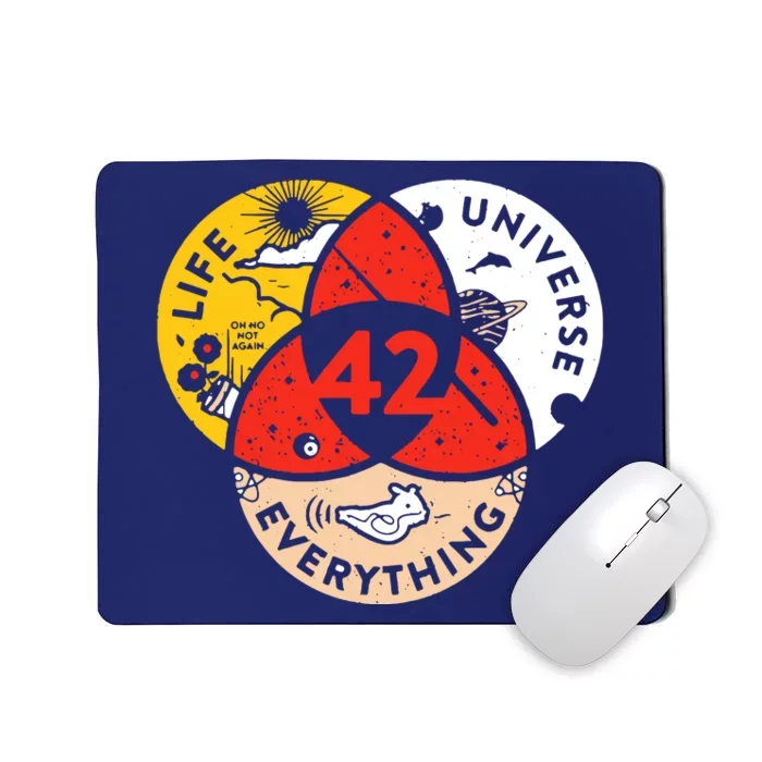 42 The Answer To Life The Universe And Everything Mousepad