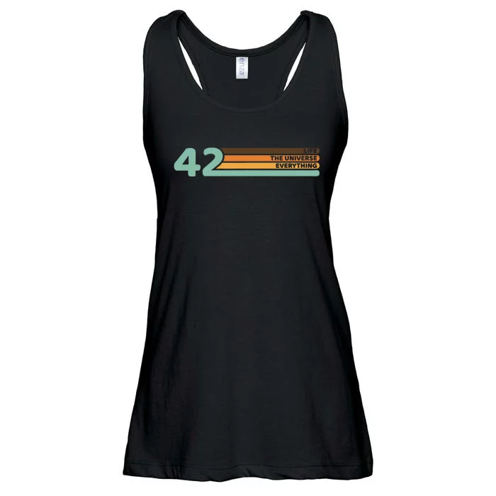 42 The Answer To Life The Universe And Everything Ladies Essential Flowy Tank