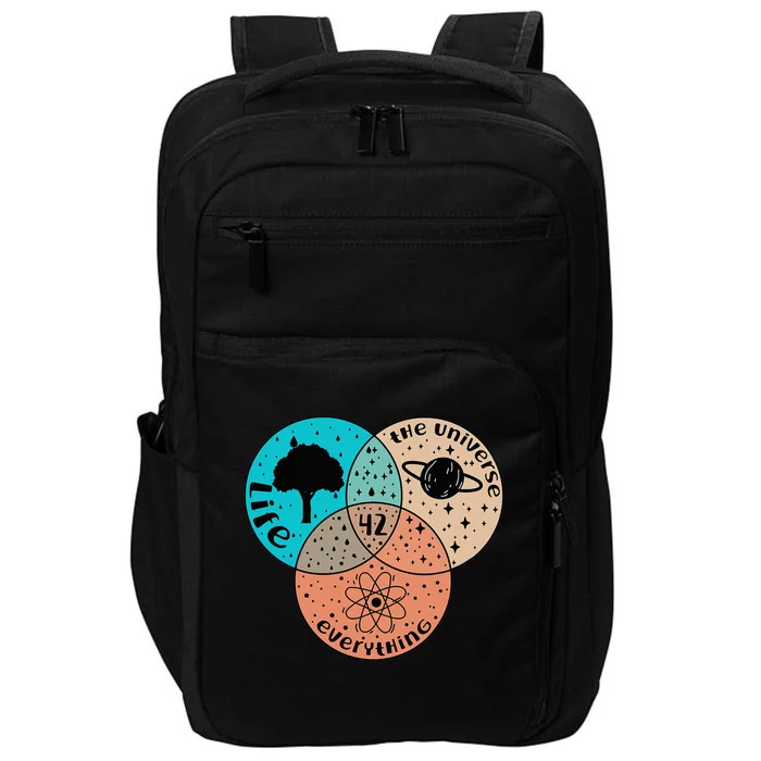 42 The Answer To Life Universe And Everything Astronomer Impact Tech Backpack