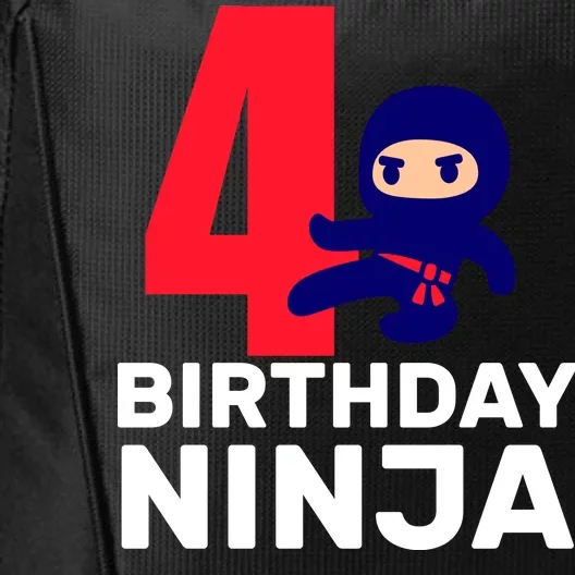 4th Birthday Ninja City Backpack