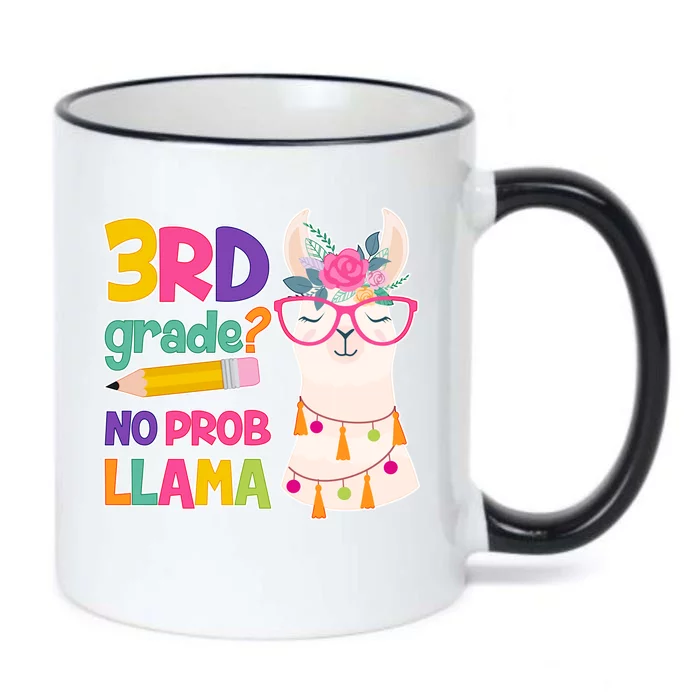 4th Grade? No Prob Llama Black Color Changing Mug