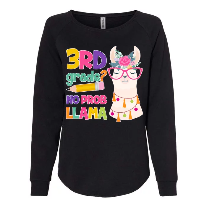 4th Grade? No Prob Llama Womens California Wash Sweatshirt