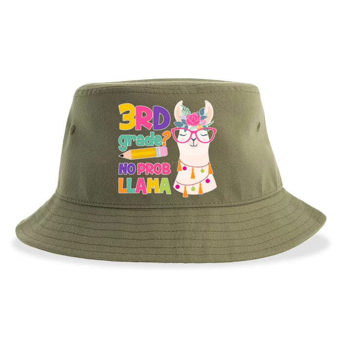 4th Grade? No Prob Llama Sustainable Bucket Hat