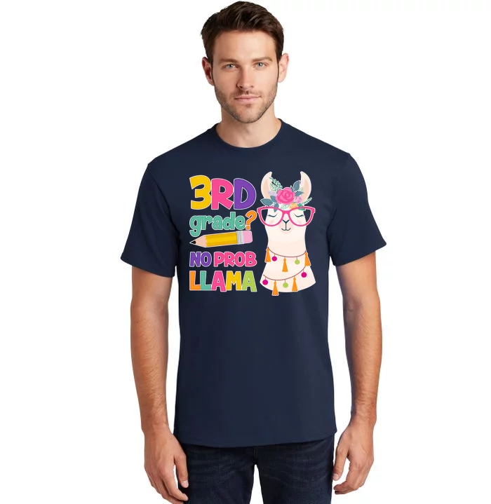 4th Grade? No Prob Llama Tall T-Shirt