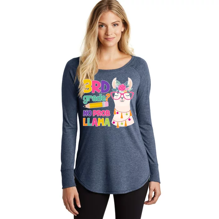 4th Grade? No Prob Llama Women's Perfect Tri Tunic Long Sleeve Shirt