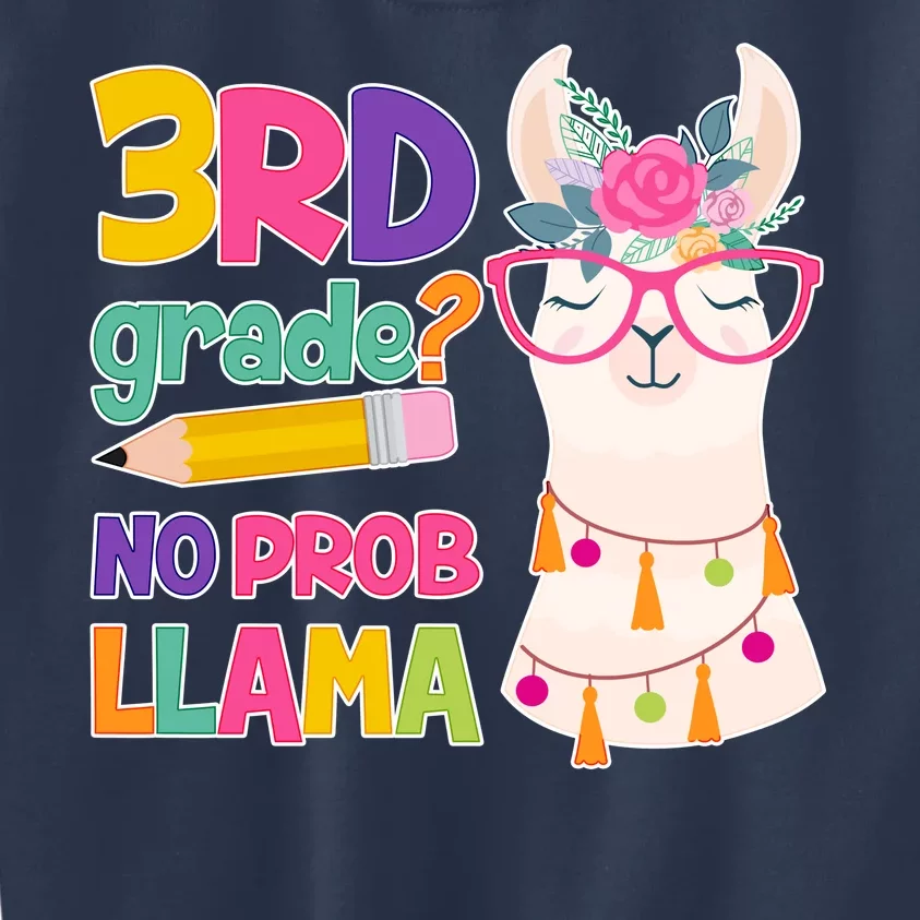 4th Grade? No Prob Llama Kids Sweatshirt