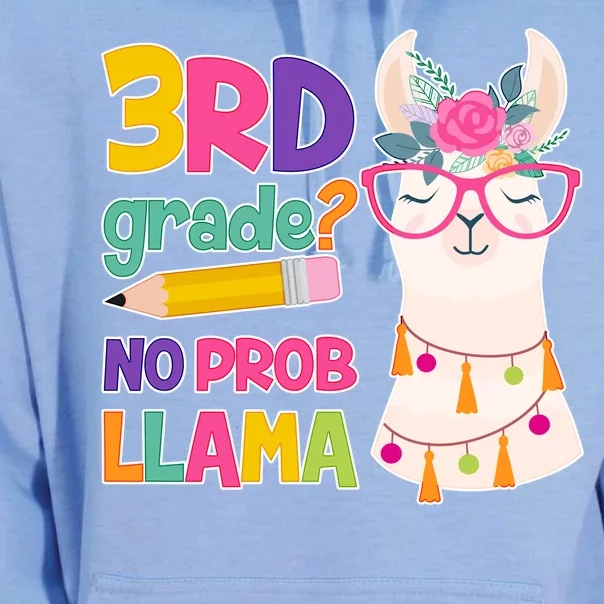 4th Grade? No Prob Llama Unisex Surf Hoodie