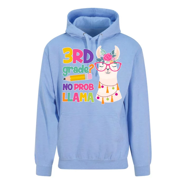 4th Grade? No Prob Llama Unisex Surf Hoodie