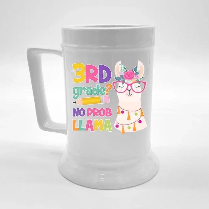 4th Grade? No Prob Llama Front & Back Beer Stein