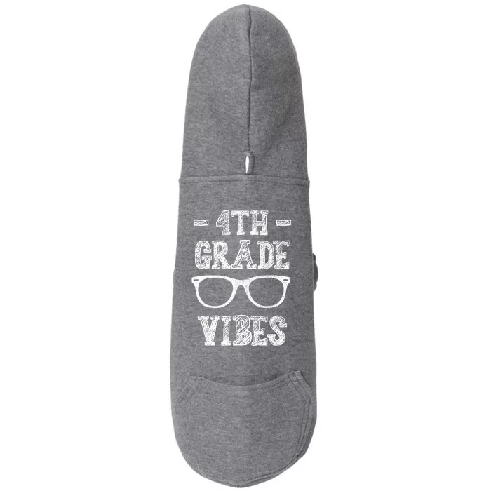 4th Grade Vibes Doggie 3-End Fleece Hoodie