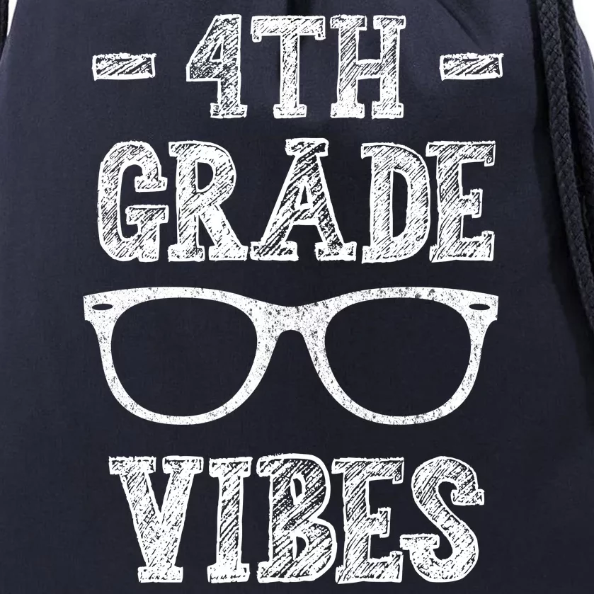 4th Grade Vibes Drawstring Bag