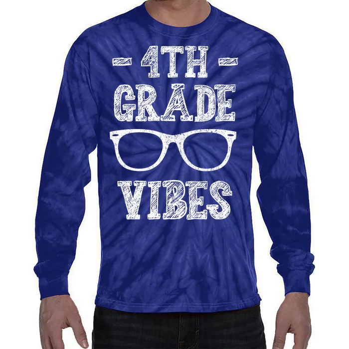 4th Grade Vibes Tie-Dye Long Sleeve Shirt