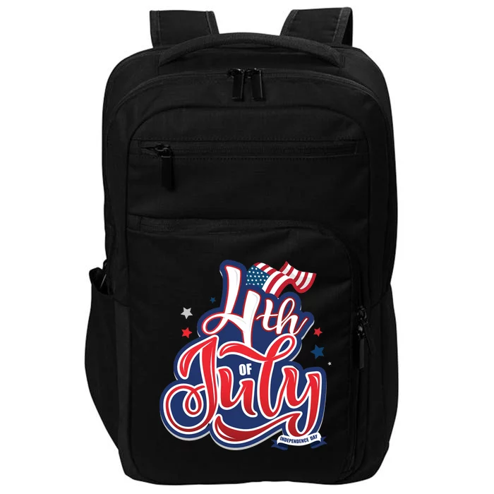 4th of July Celebrate USA Independence Day Impact Tech Backpack