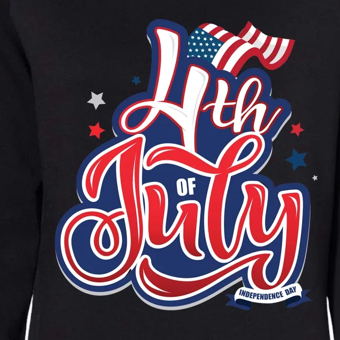 4th of July Celebrate USA Independence Day Womens California Wash Sweatshirt