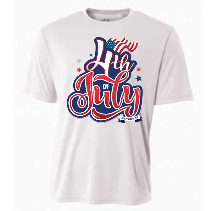 4th of July Celebrate USA Independence Day Cooling Performance Crew T-Shirt