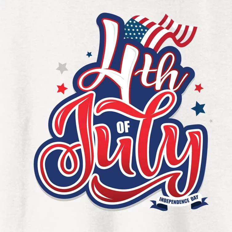 4th of July Celebrate USA Independence Day Women's Crop Top Tee