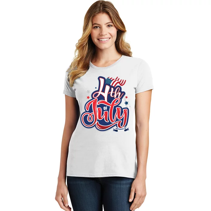 4th of July Celebrate USA Independence Day Women's T-Shirt