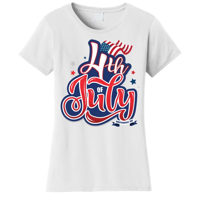 4th of July Celebrate USA Independence Day Women's T-Shirt