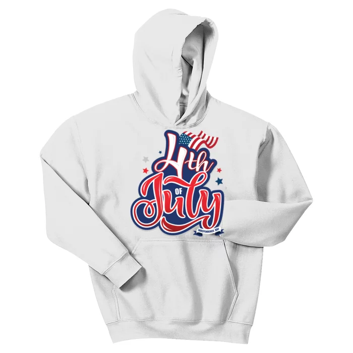 4th of July Celebrate USA Independence Day Kids Hoodie