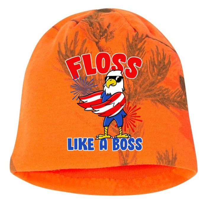 4th Of July Floss Like A Boss Eagle Kati - Camo Knit Beanie