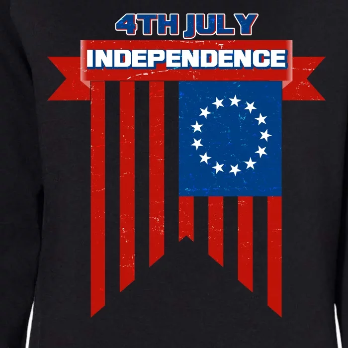 4th Of July Independence American Flag Womens California Wash Sweatshirt