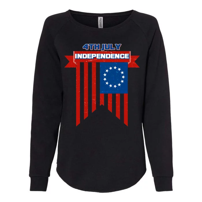 4th Of July Independence American Flag Womens California Wash Sweatshirt