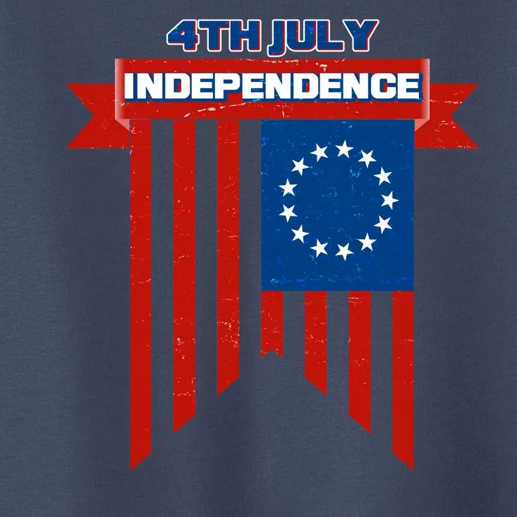 4th Of July Independence American Flag Toddler T-Shirt