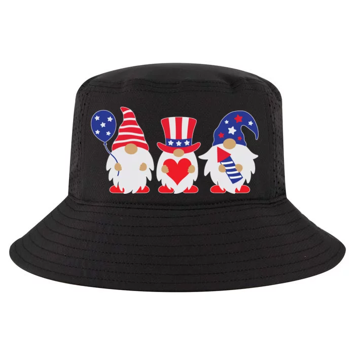 4th of July Lawn Gnomes USA Cool Comfort Performance Bucket Hat