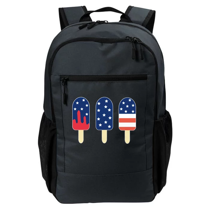 4th of July Popsicle Red White Blue American Flag Daily Commute Backpack