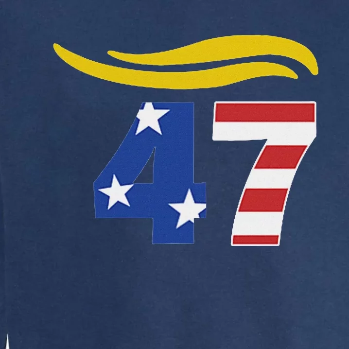 47 Trump Hair Garment-Dyed Sweatshirt