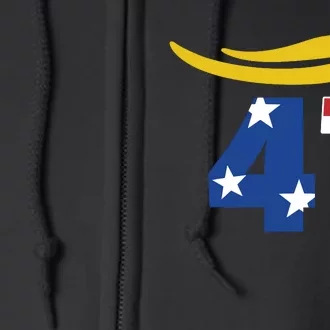 47 Trump Hair Full Zip Hoodie