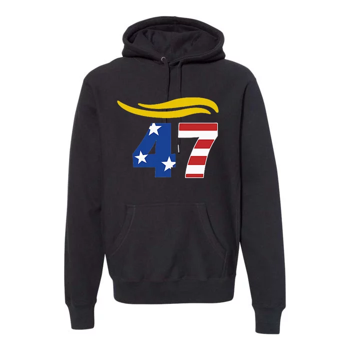 47 Trump Hair Premium Hoodie