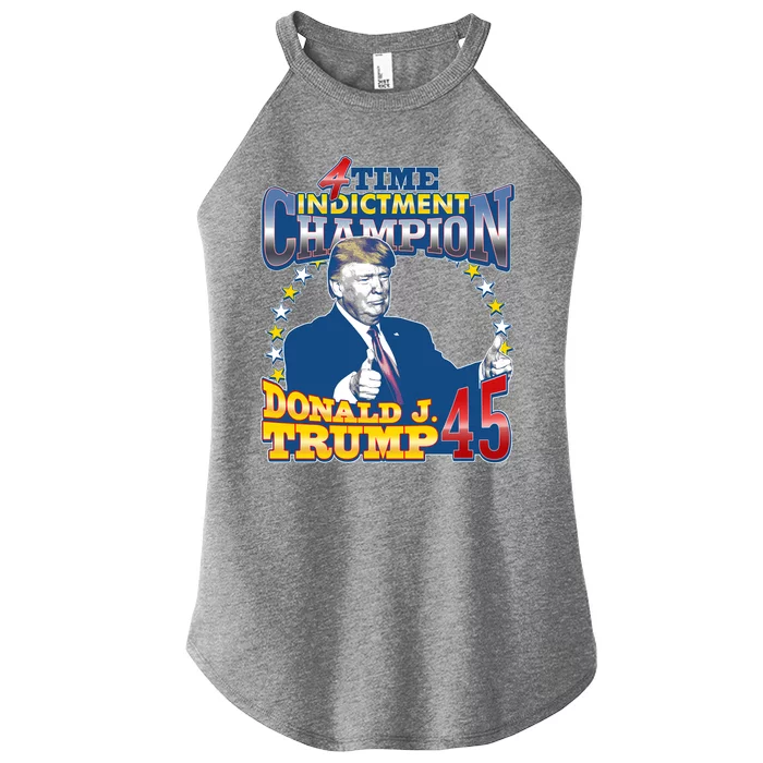 4 Time Indictment Champion Donald Trump 45 Women’s Perfect Tri Rocker Tank