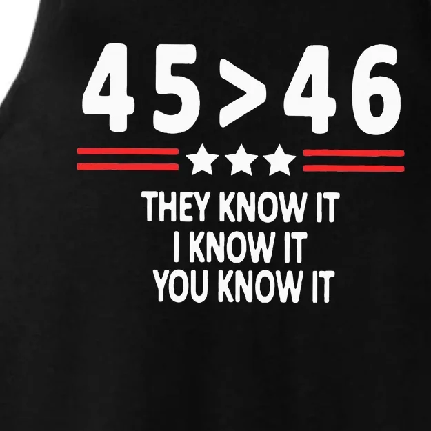 4546 They Know It I Know It You Know It Ladies Tri-Blend Wicking Tank