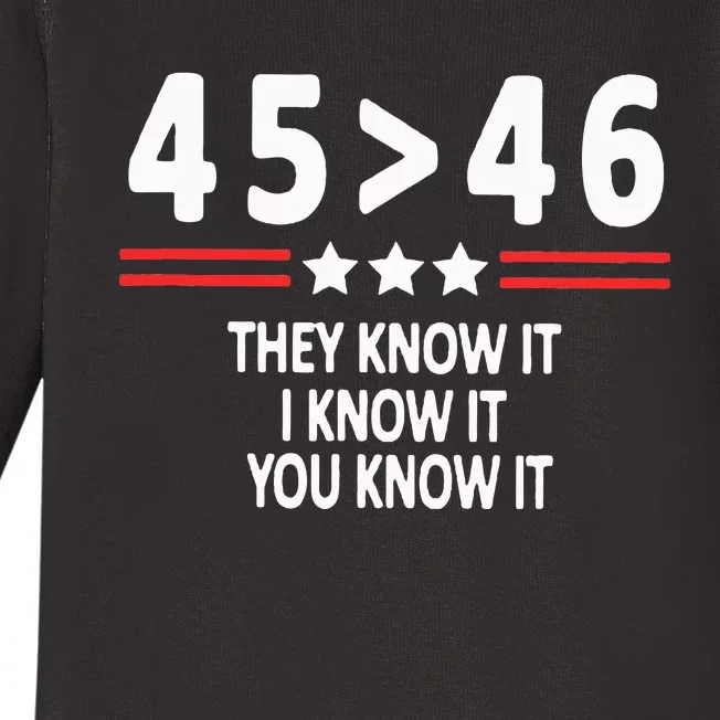 4546 They Know It I Know It You Know It Baby Long Sleeve Bodysuit