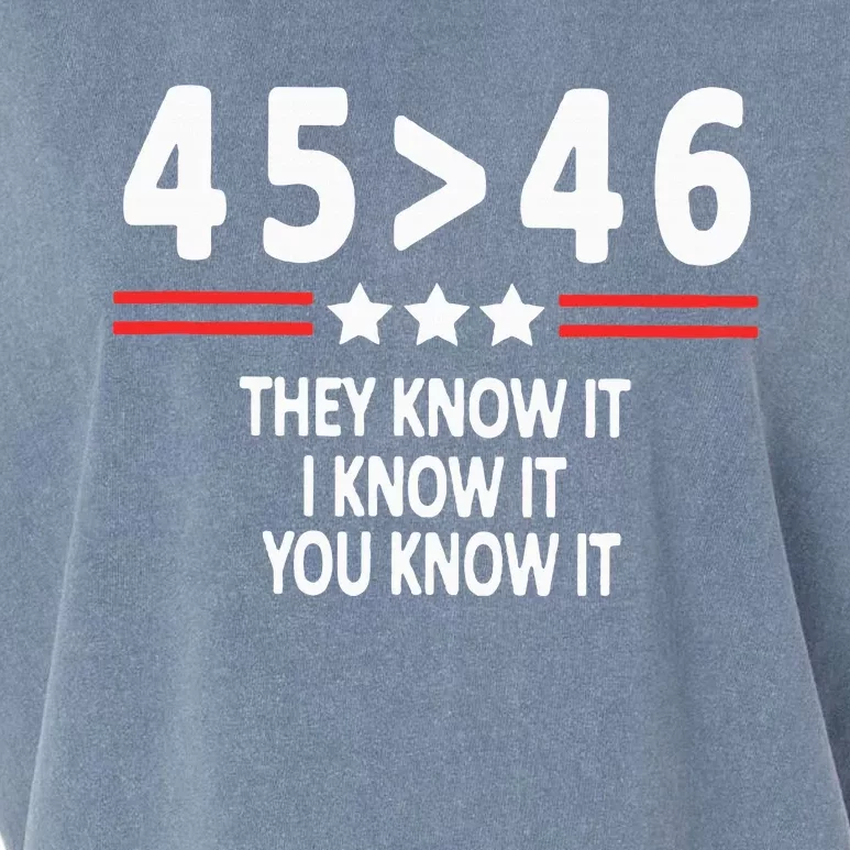 4546 They Know It I Know It You Know It Garment-Dyed Women's Muscle Tee