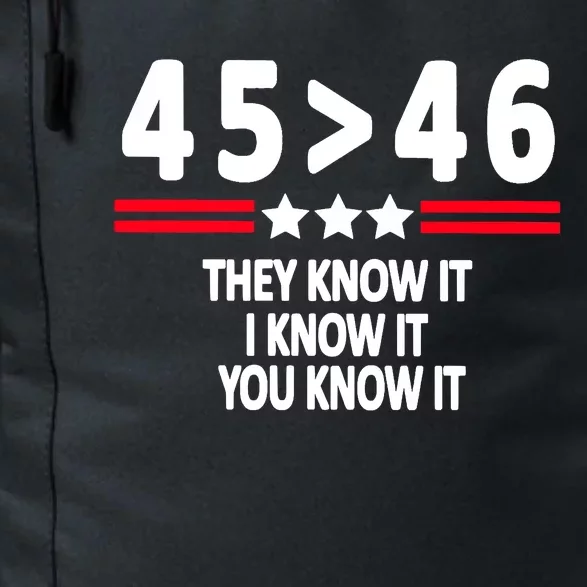 4546 They Know It I Know It You Know It Premium Daily Commute Backpack