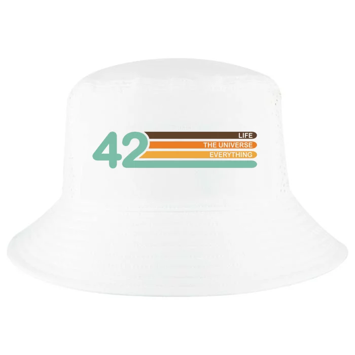 42 The Meaning Of Life Universe Everything Retro Cool Comfort Performance Bucket Hat