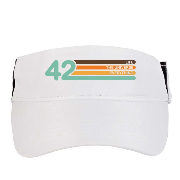 42 The Meaning Of Life Universe Everything Retro Adult Drive Performance Visor