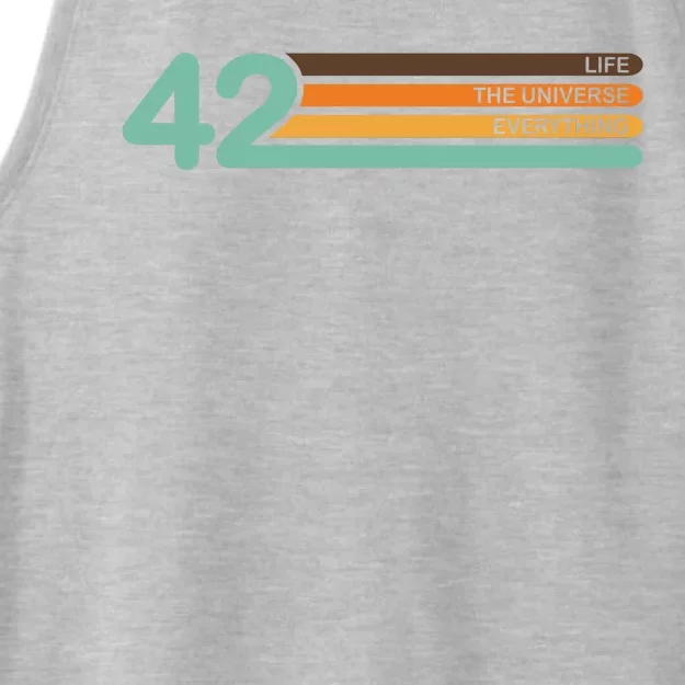 42 The Meaning Of Life Ladies Tri-Blend Wicking Tank